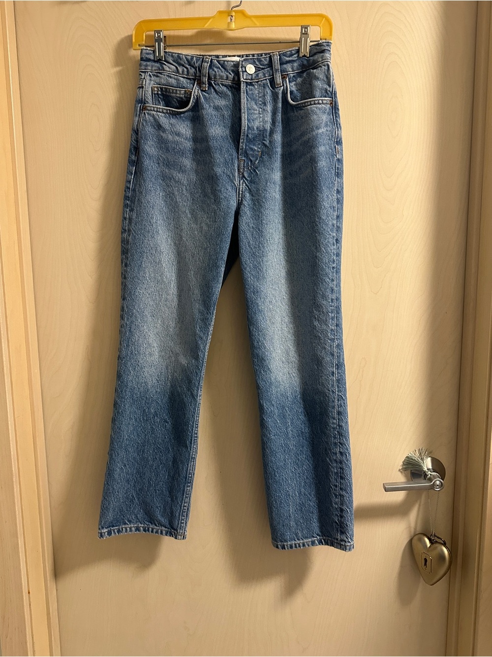 Reformation Cynthia Jeans Womens 26 Medium Wash Blue High Rise Straight